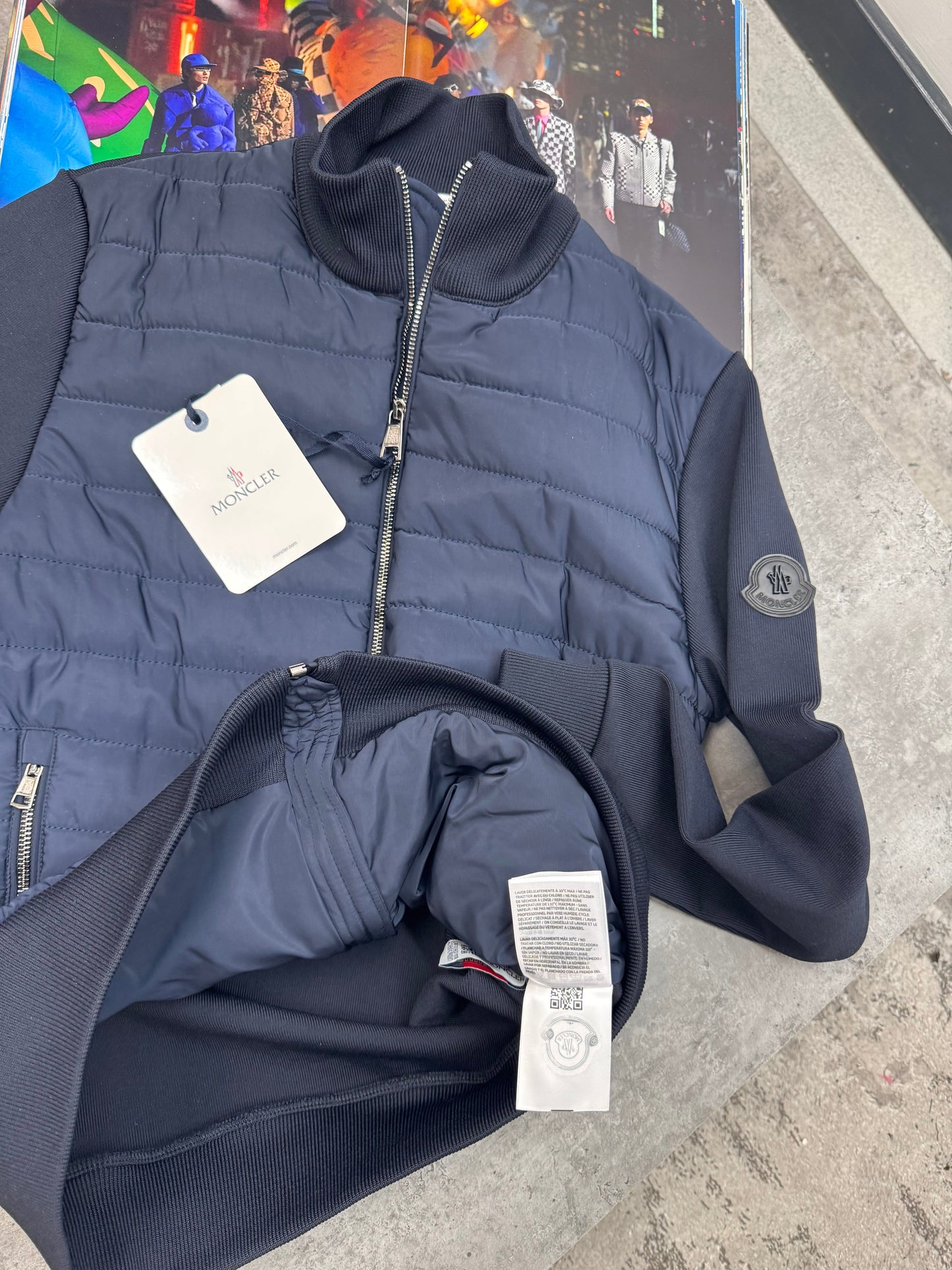 MNCLR - BLACK BADGE JACKET - NAVY