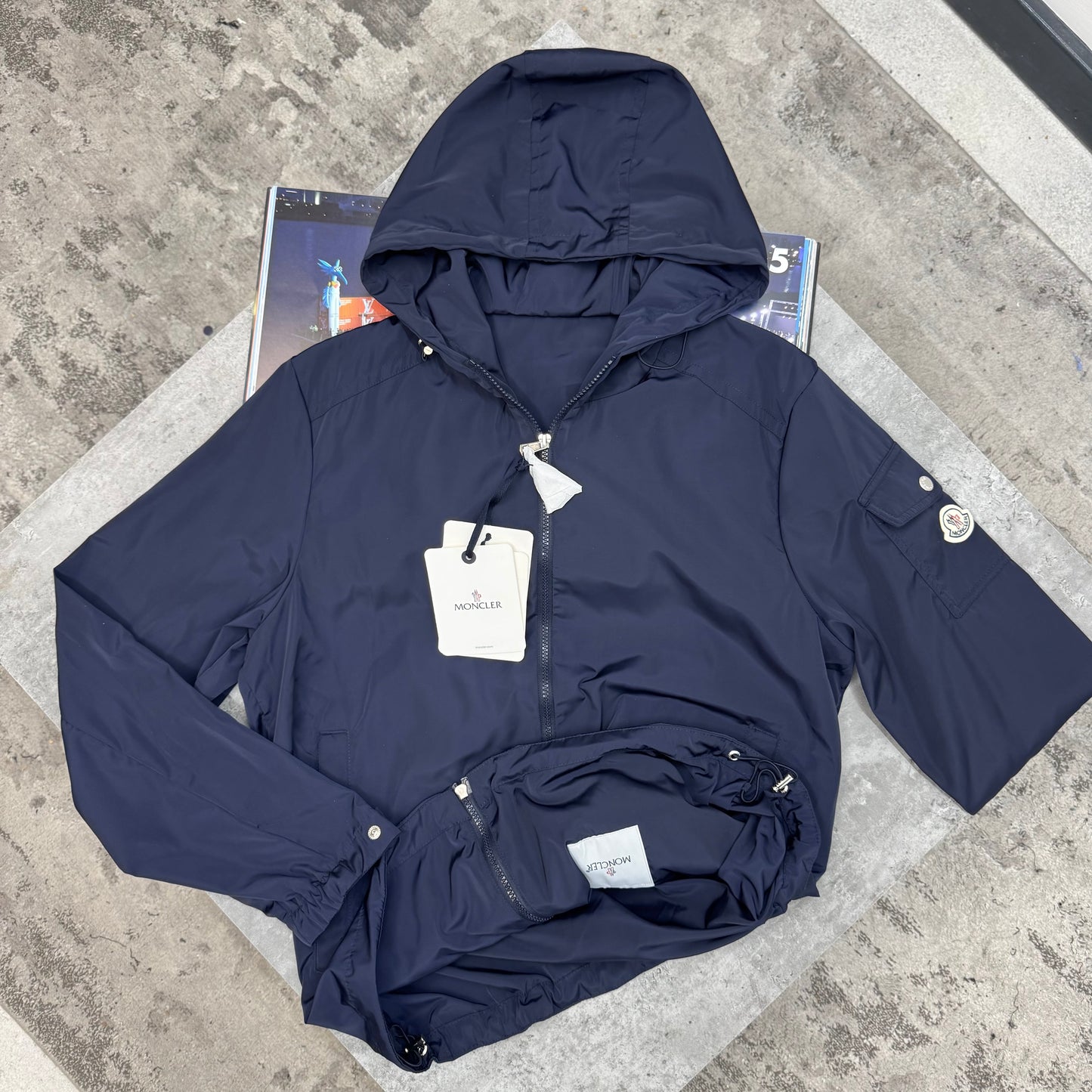 MNCLR - ETIACHE HOODED JACKET - NAVY