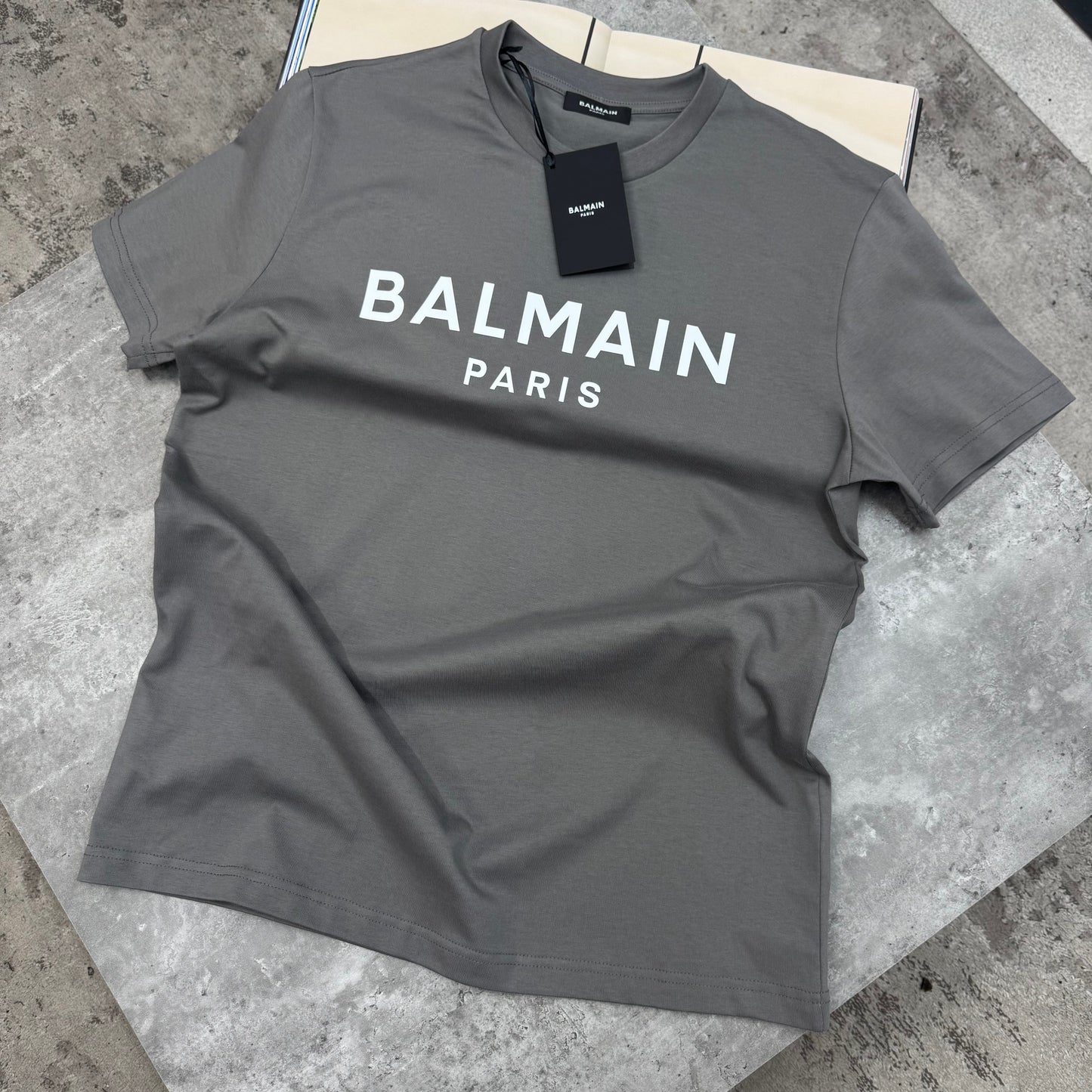 BLM - PRINT LOGO T-SHIRT - CHARCOAL