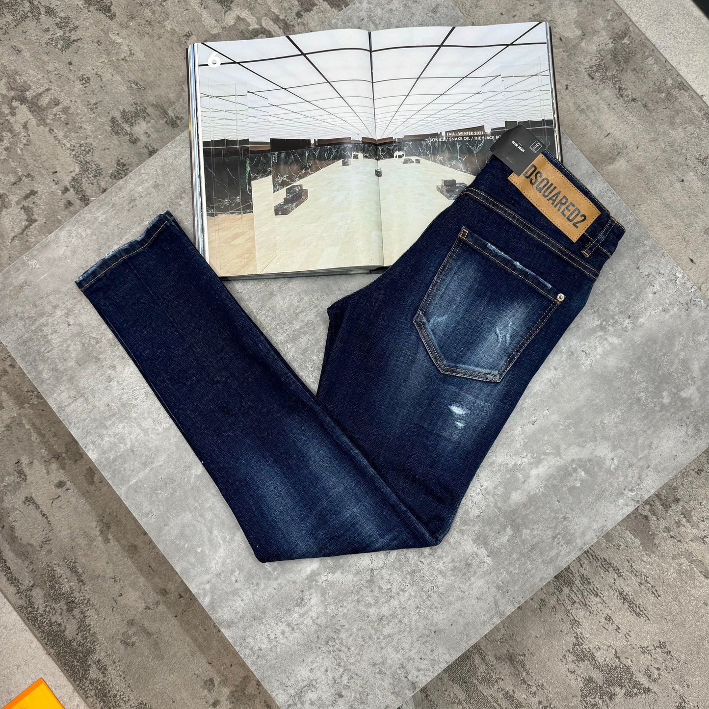 DSQUARED - JEANS - NAVY