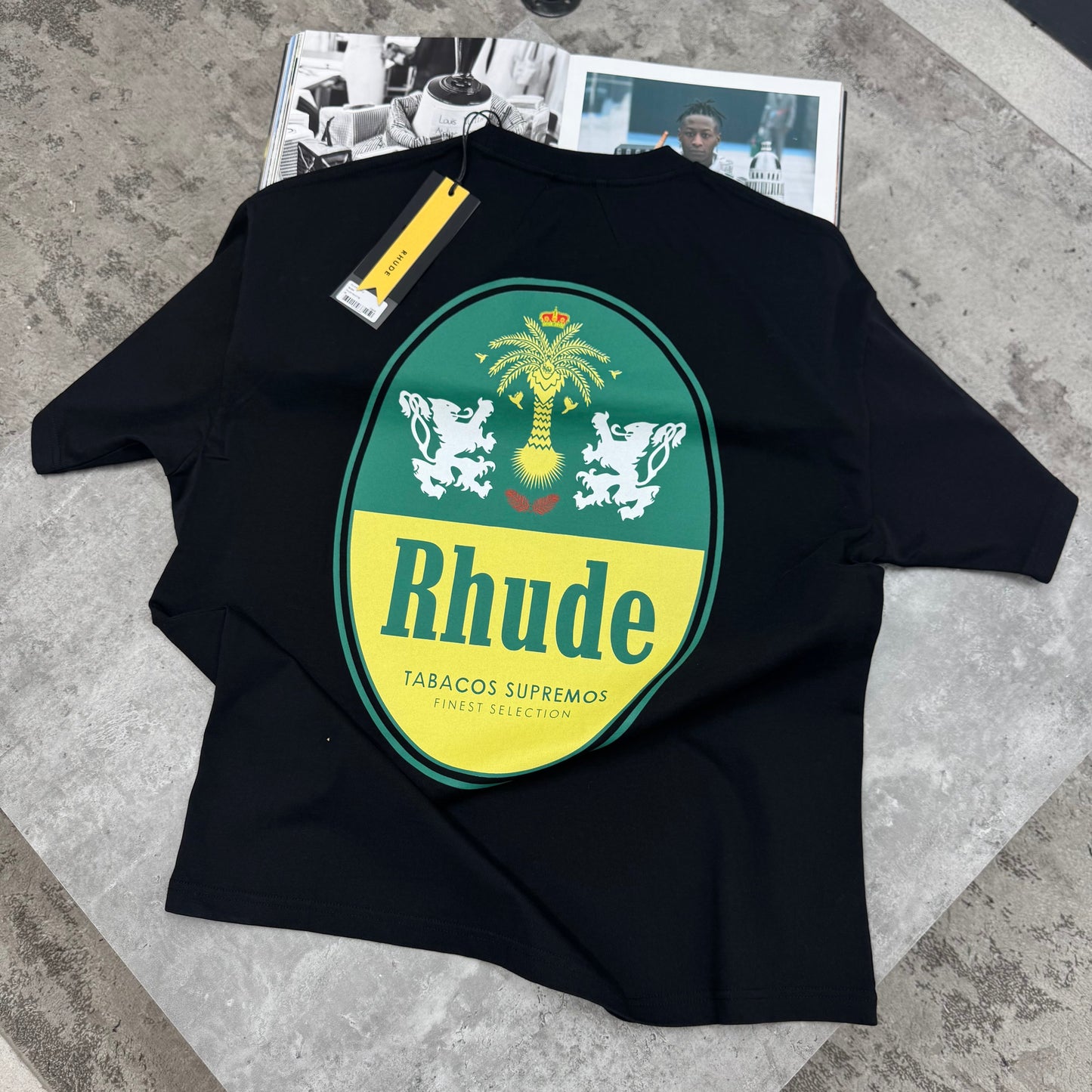 RDE - OVERSIZED TOBACOS T-SHIRT - BLACK