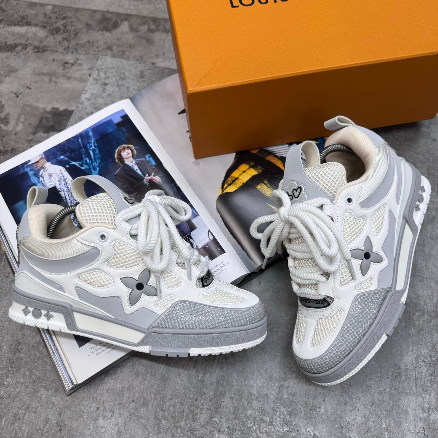 LVE - SKATES TRAINER - GREY/WHITE
