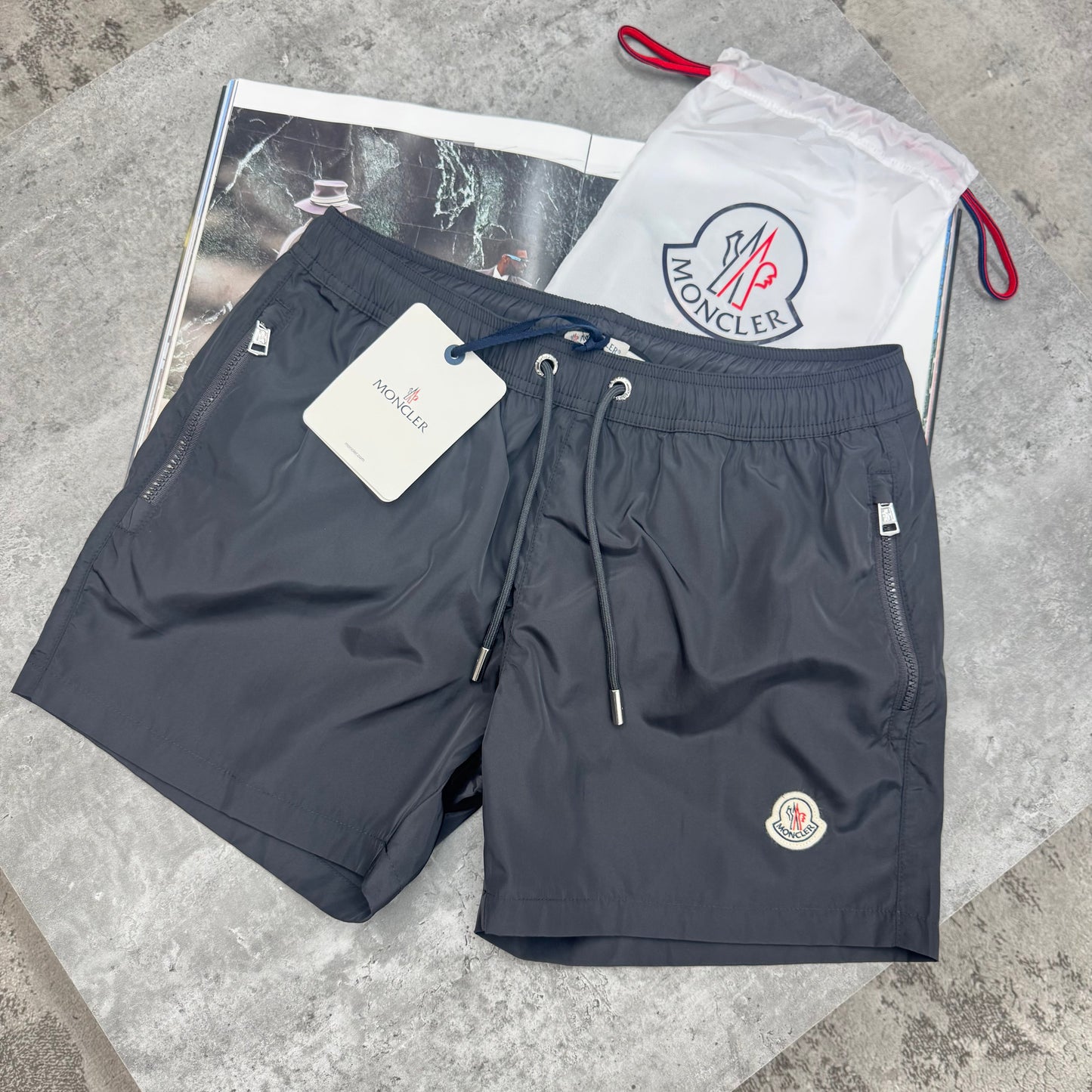 MNCLR - ZIPPED POCKET SWIMS - ANTHRACITE
