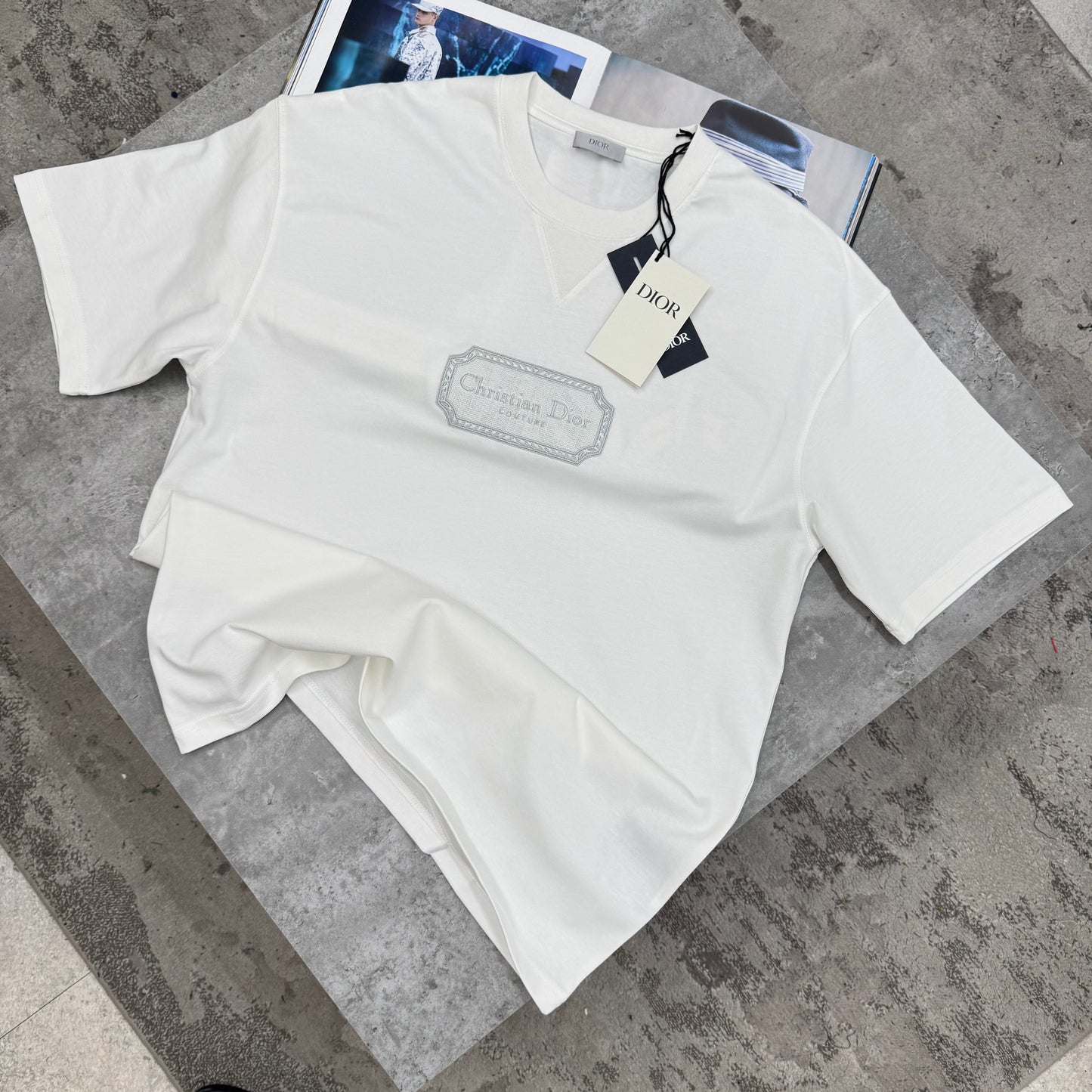 CD - COUTURE T-SHIRT - WHITE