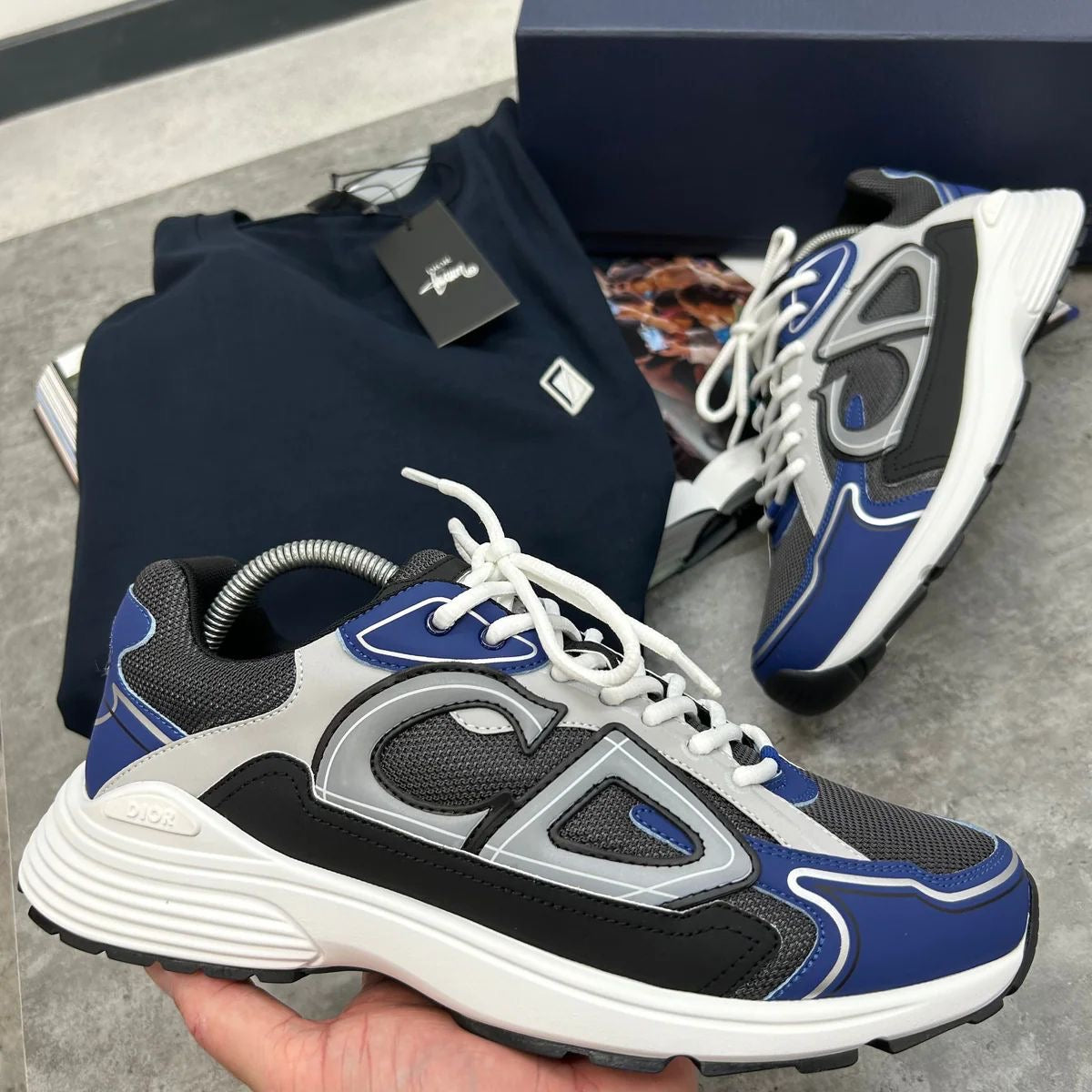 (PRE-ORDER) B30 - TRAINER - NAVY/WHITE