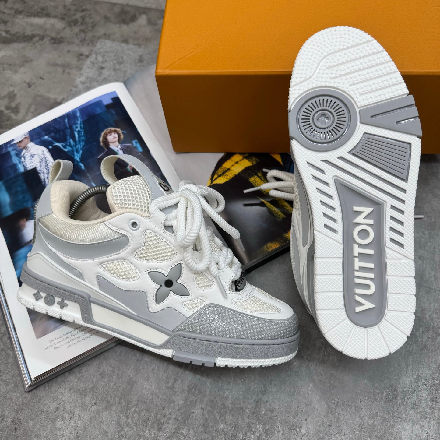 LVE - SKATES TRAINER - GREY/WHITE