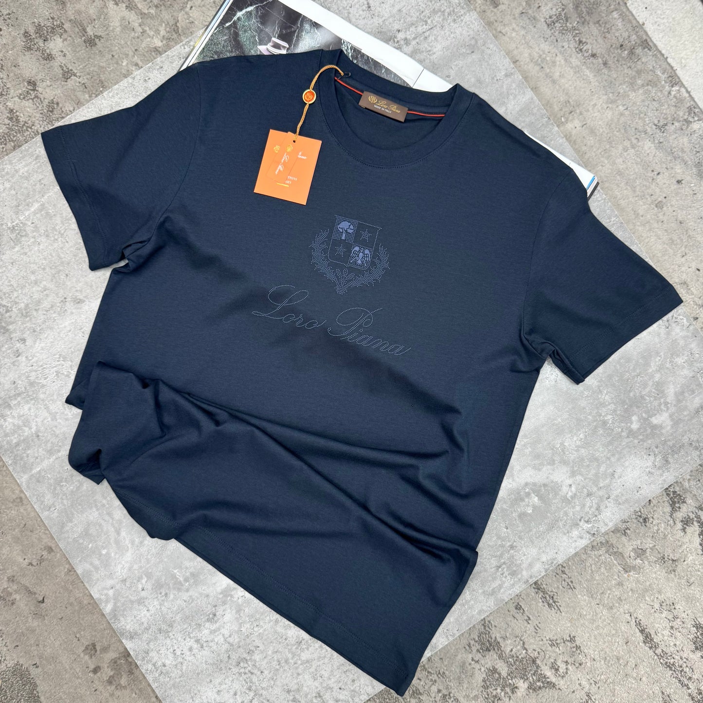 LORO - T-SHIRT - NAVY