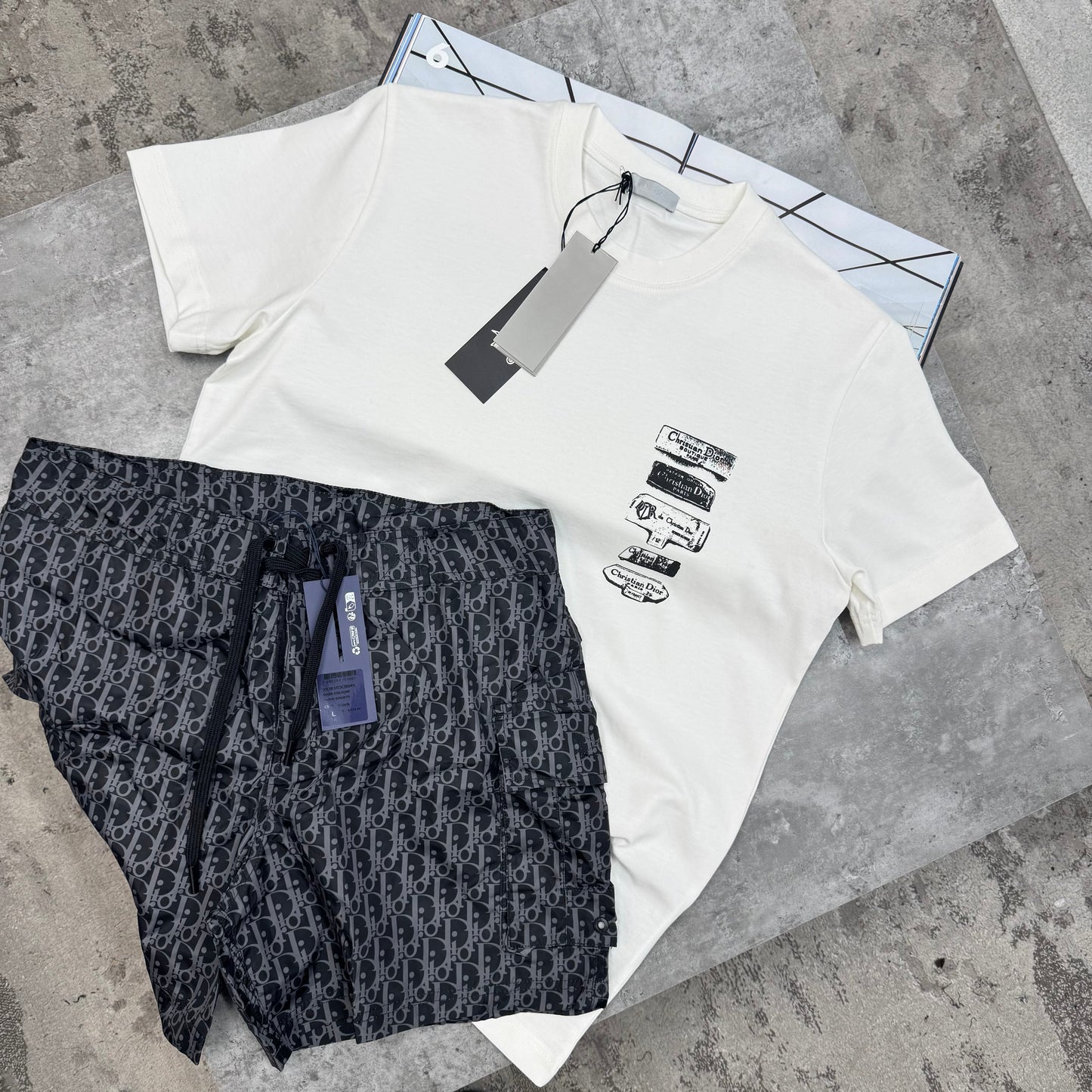 DIOR - SWIMS - BLACK