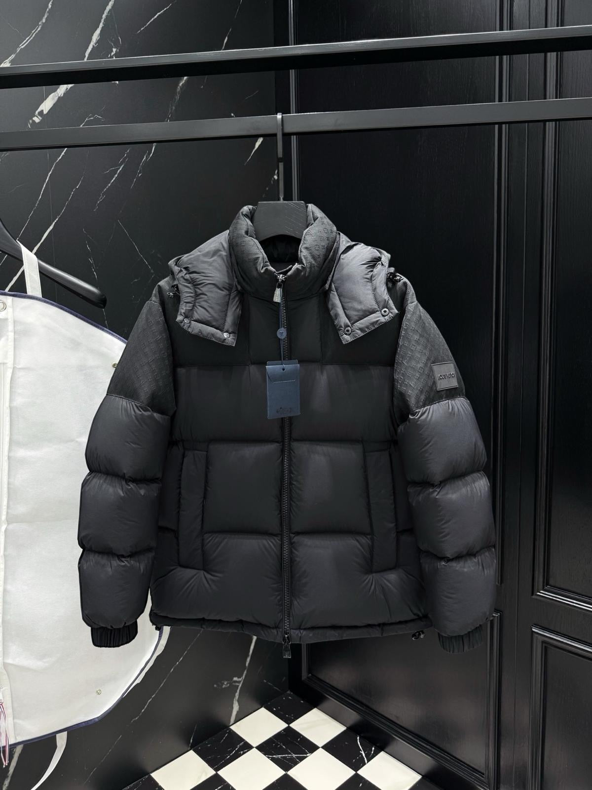 (PRE-ORDER) LVE - MONOGRAM COAT - BLACK