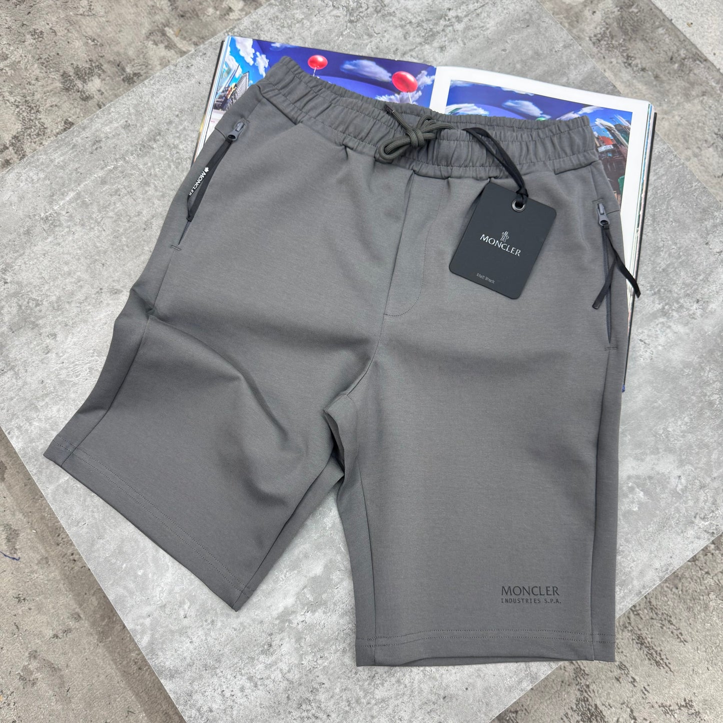 MNCLR - INDUSTRIES COTTON SHORTS - CHARCOAL