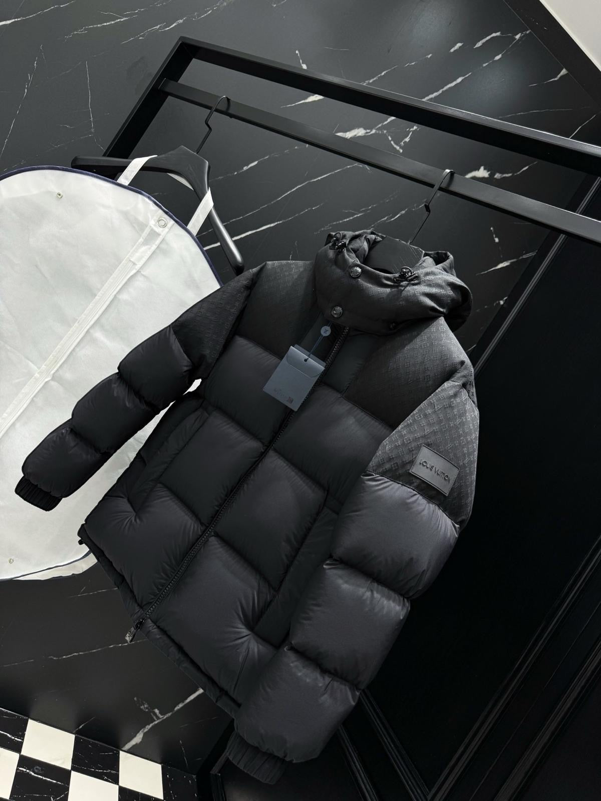 (PRE-ORDER) LVE - MONOGRAM COAT - BLACK