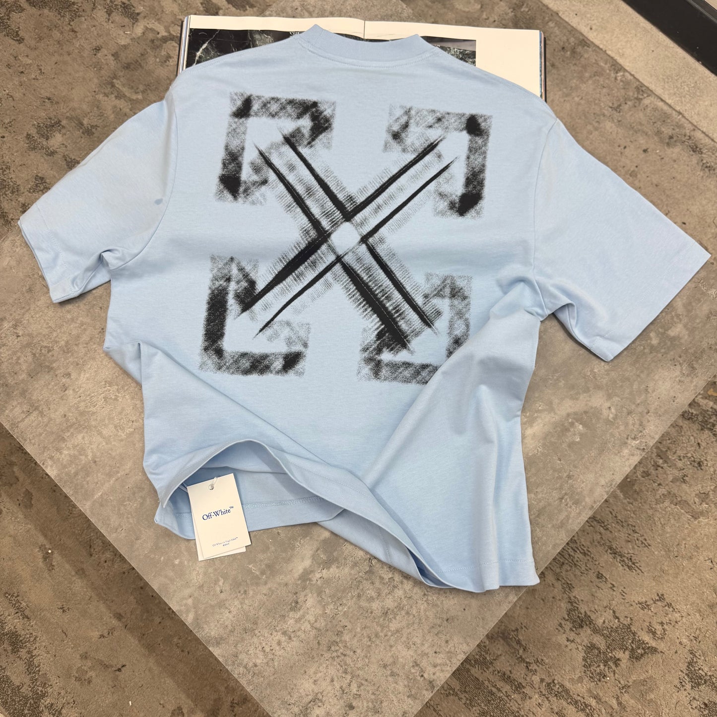 OW - OFF T-SHIRT - SKY BLUE