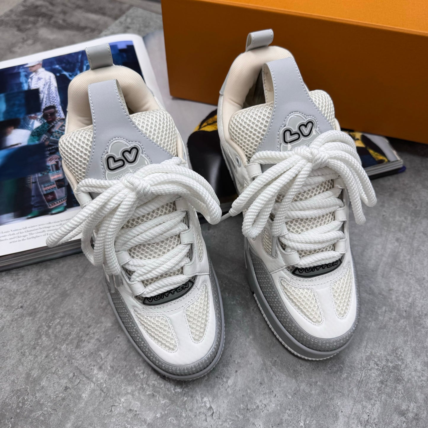 LVE - SKATES TRAINER - GREY/WHITE