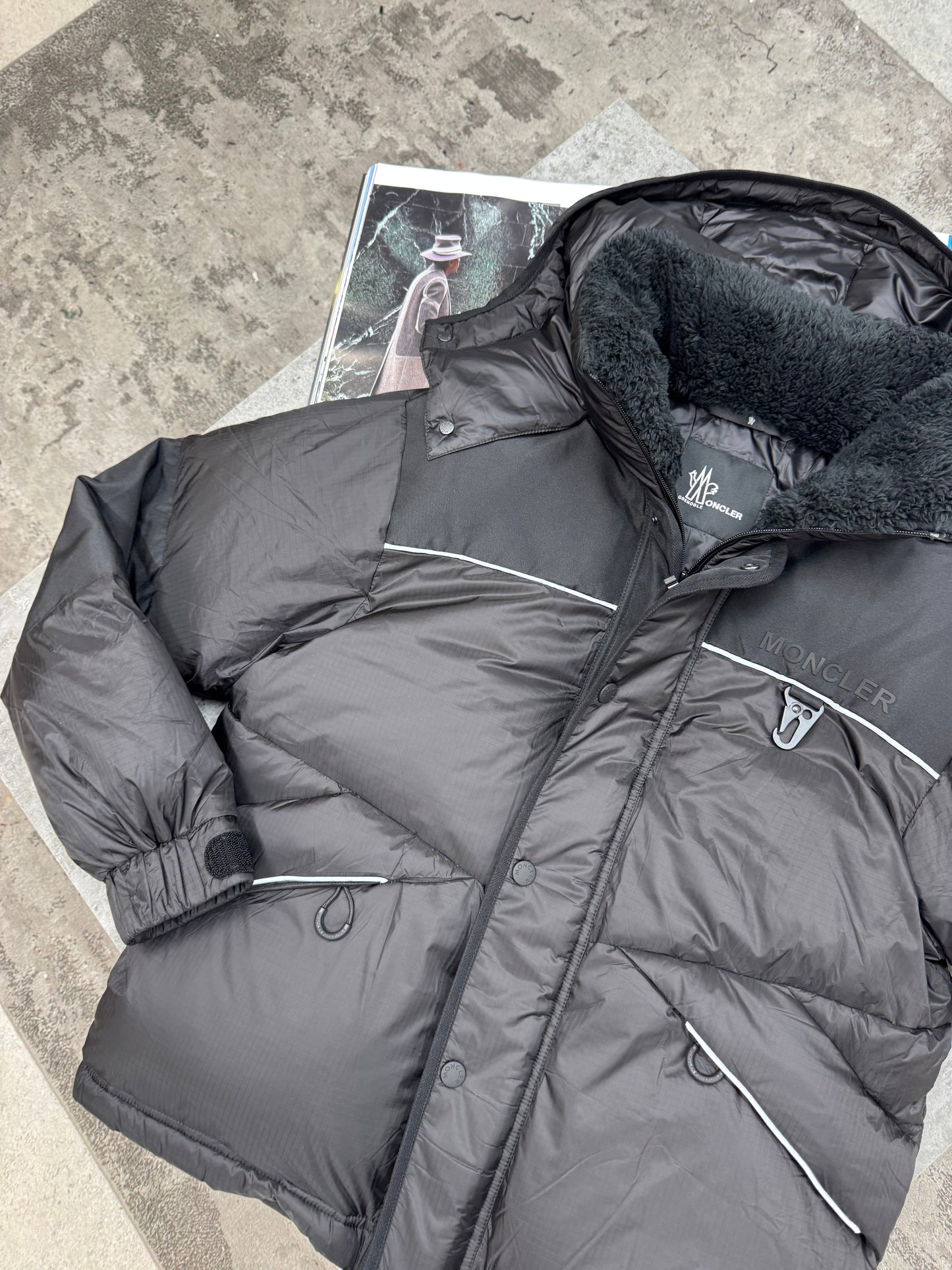 (PRE-ORDER) MNCLR - GRENOBLE COAT - BLACK