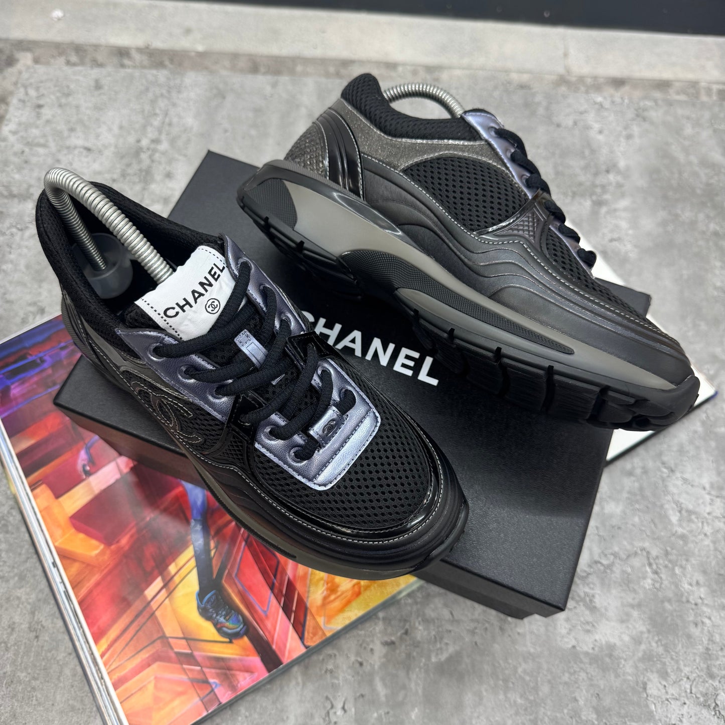 CHNL - WOMENS TRAINER - BLACK