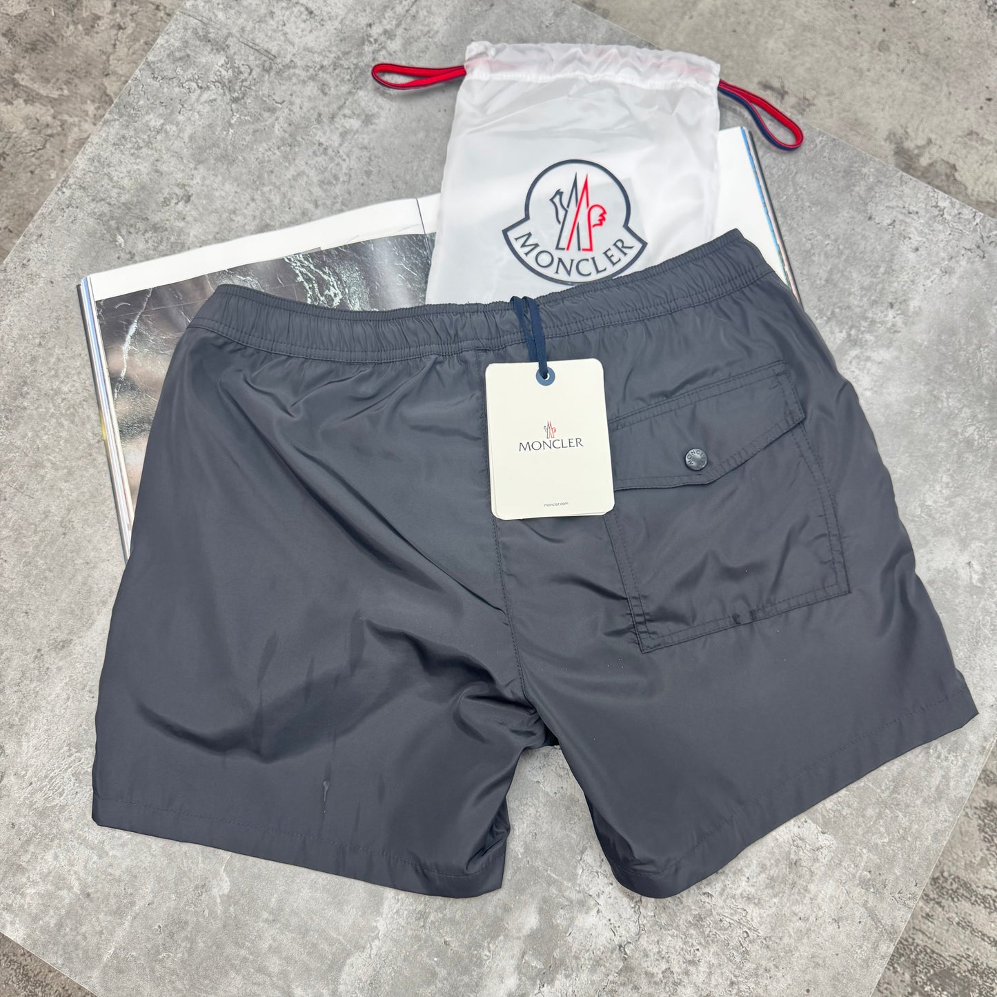 MNCLR - ZIPPED POCKET SWIMS - ANTHRACITE