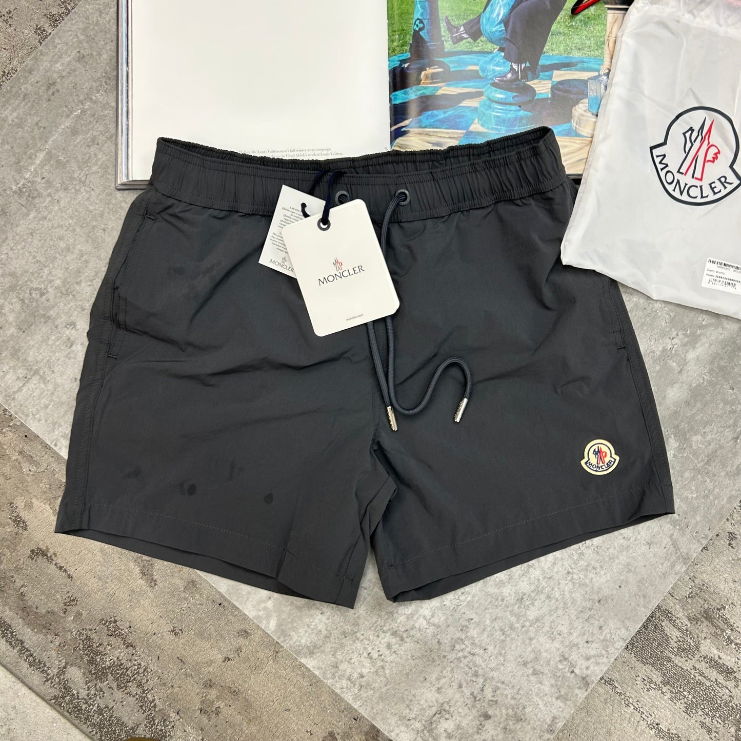 MNCLR - BAGGED SWIMS - CHARCOAL