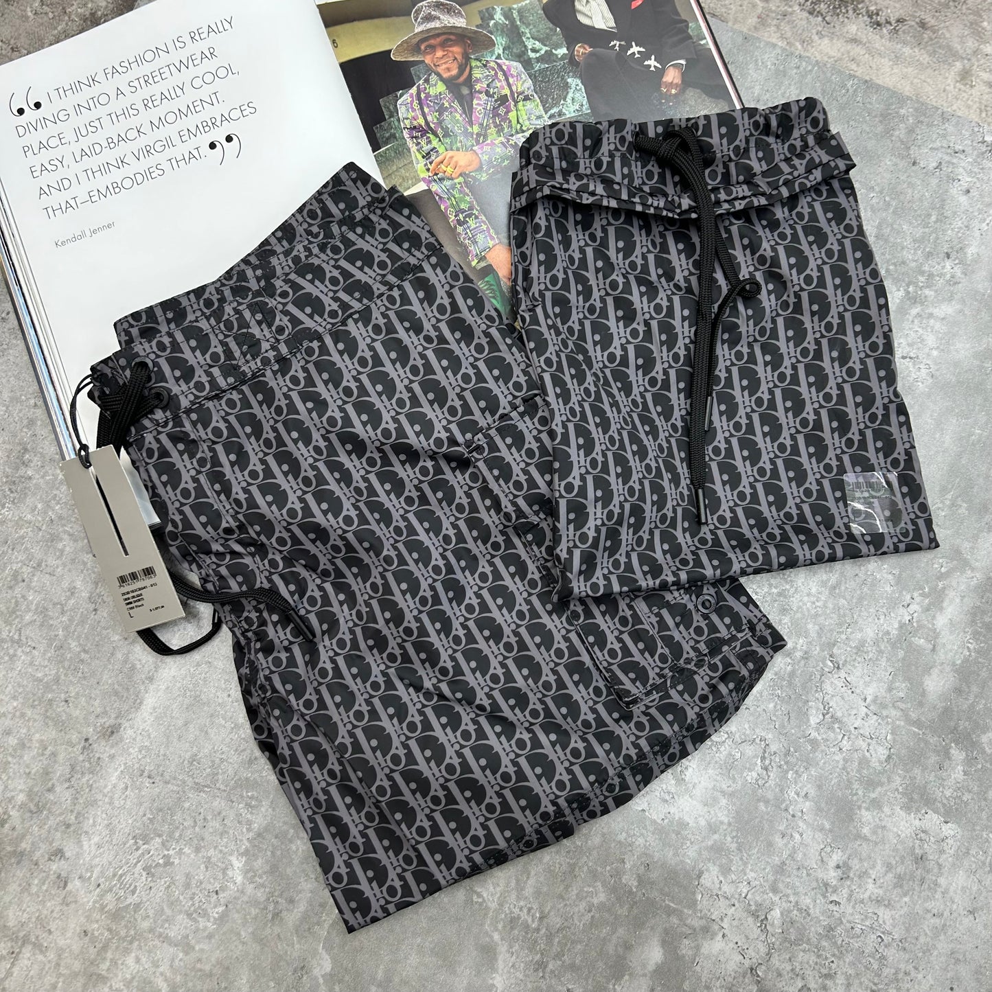 DIOR - SWIMS - BLACK