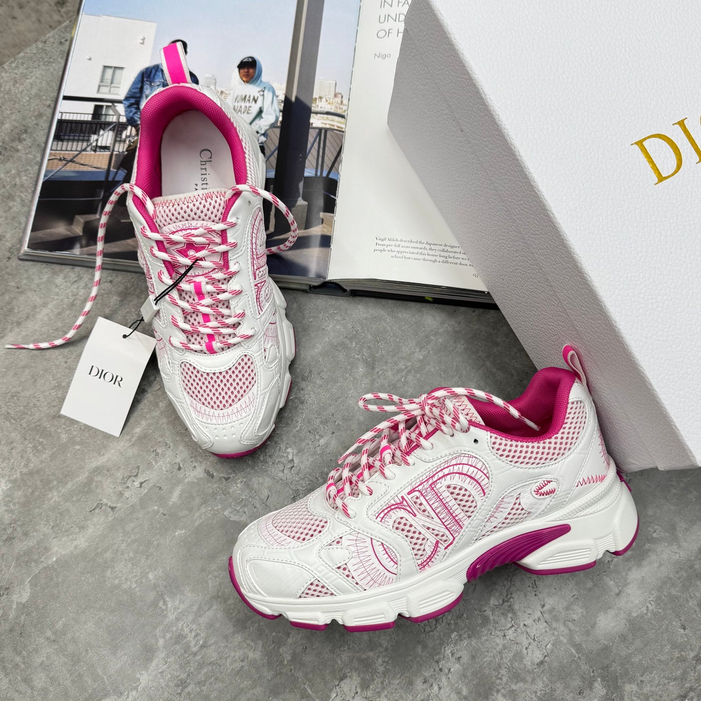 WOMENS CD CHRONO TRAINER - PINK/WHITE