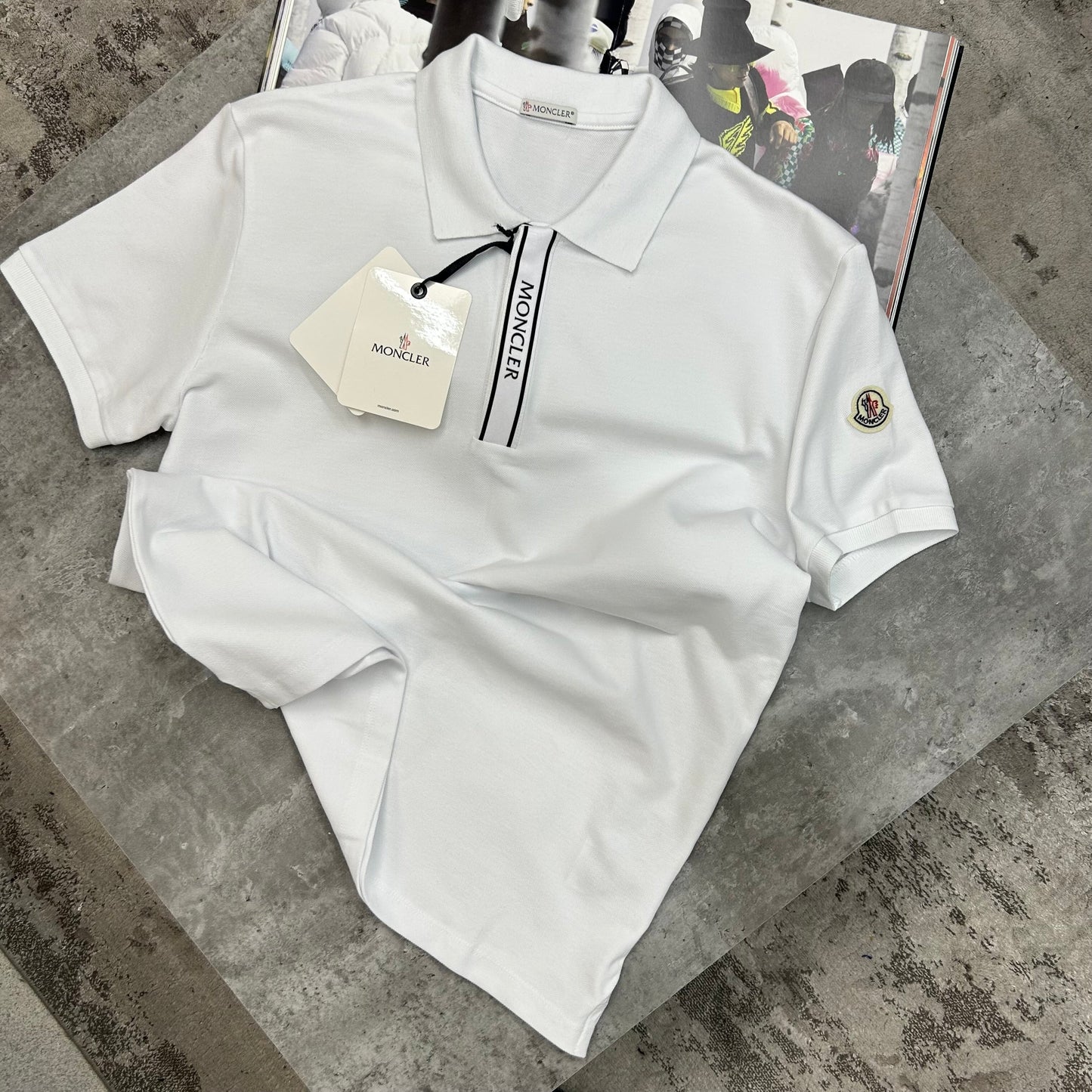 MNCLR - POLO T-SHIRT - WHITE