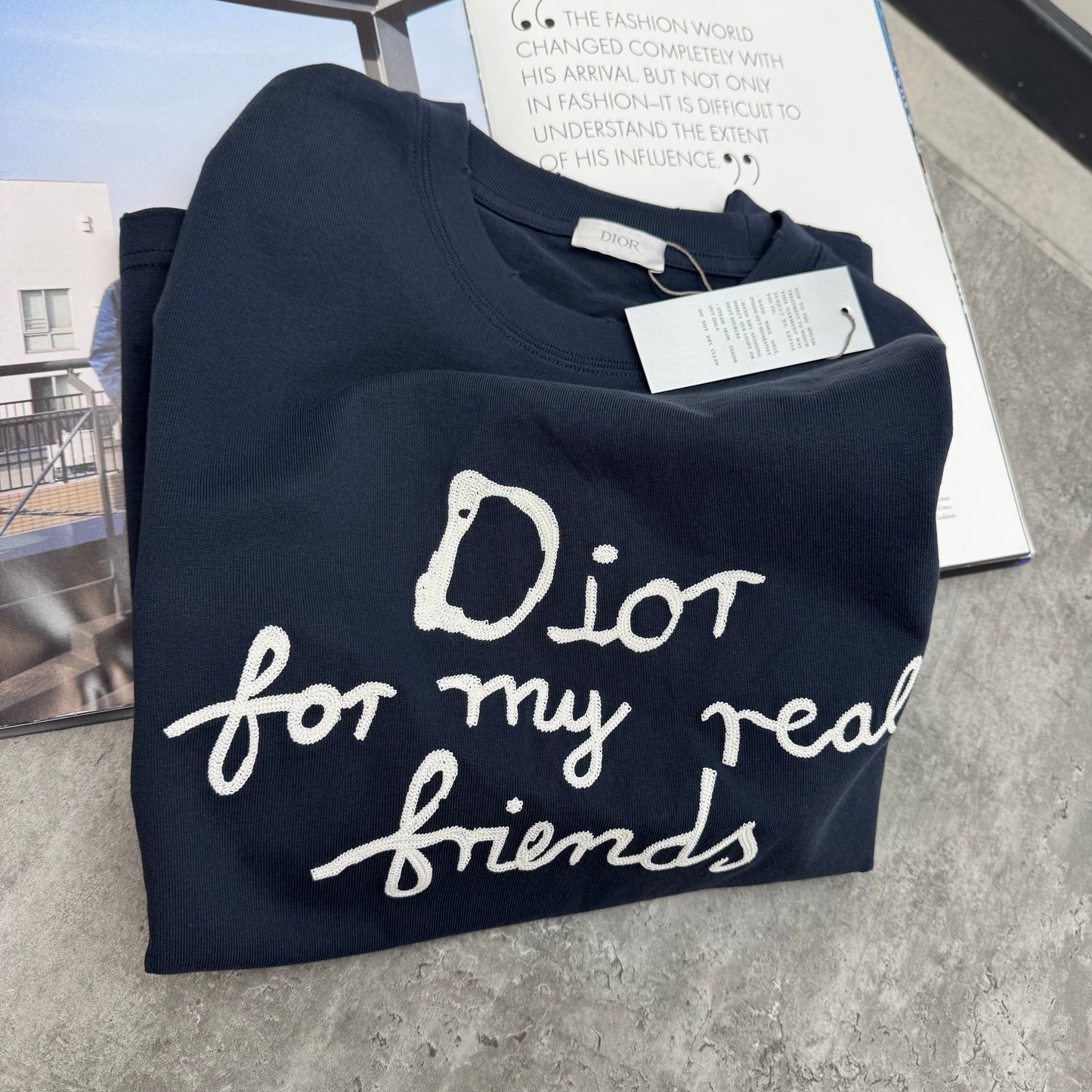 CD - FRIEND RELAXED FIT T-SHIRT - NAVY