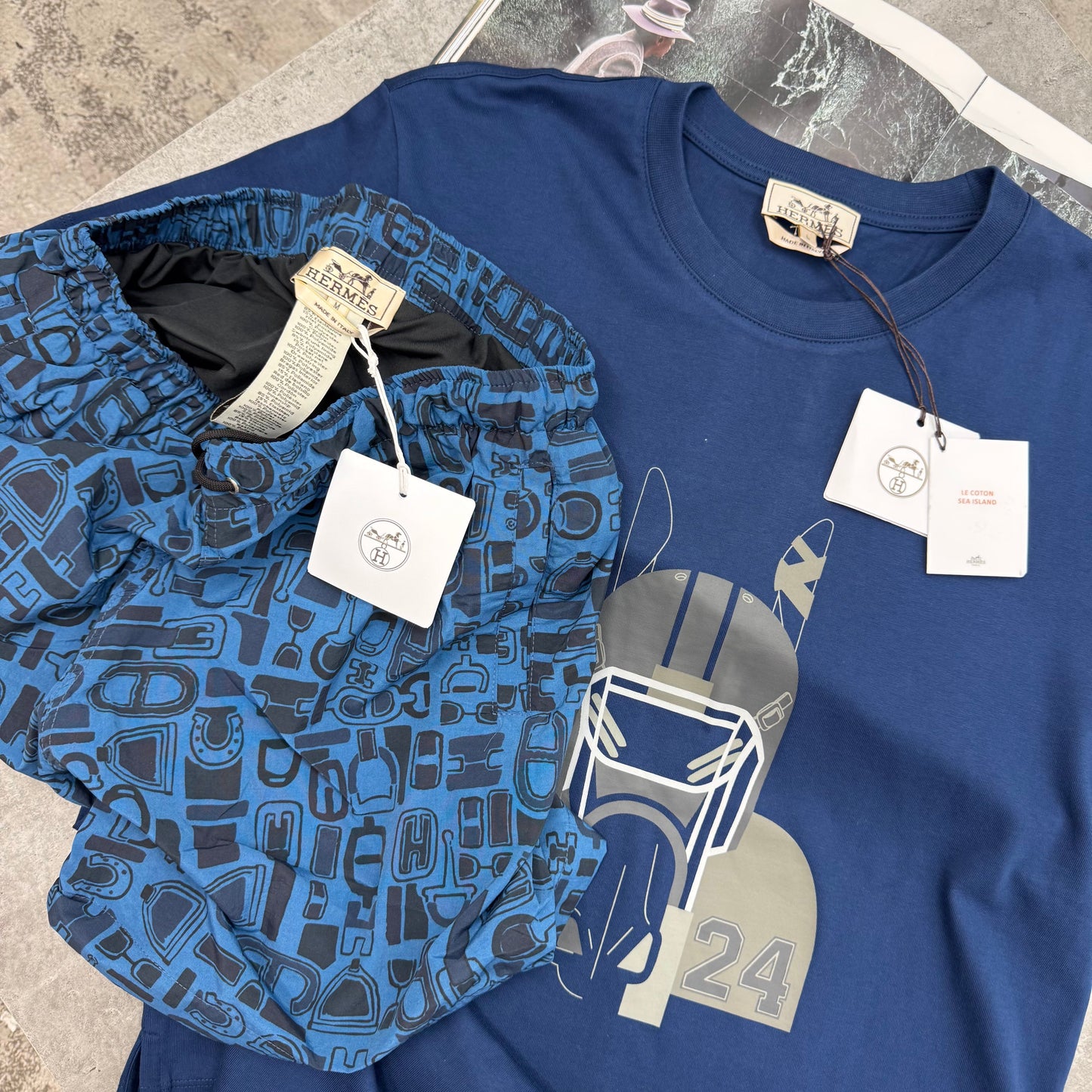 HMES - T-SHIRT - NAVY