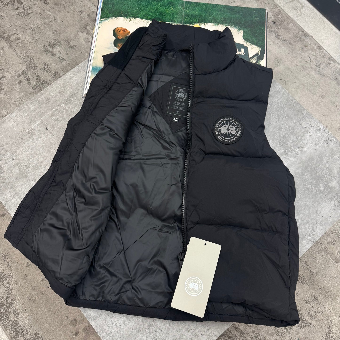 CG - BLACK BADGE LAWRENCE GILET - BLACK