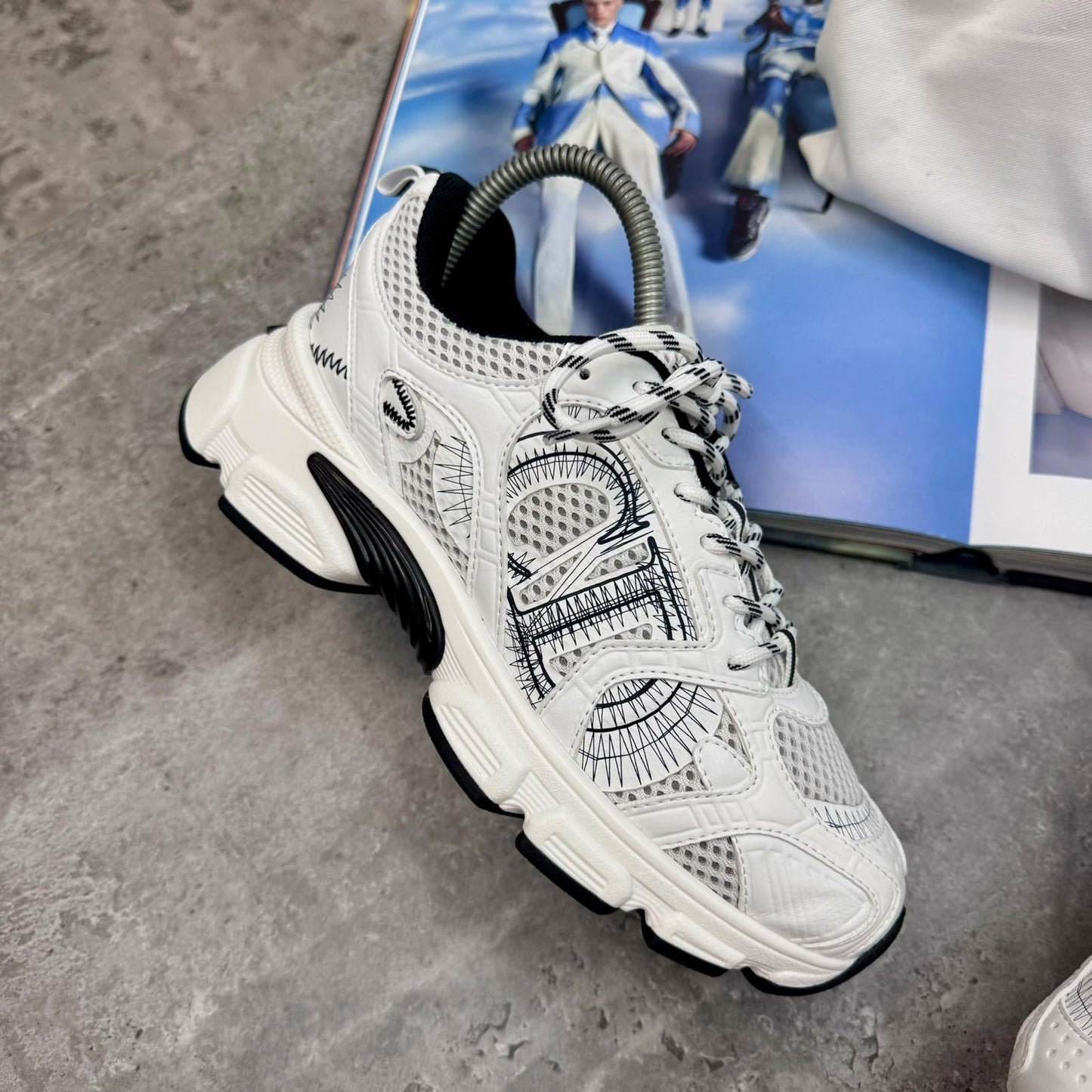 WOMENS CD CHRONO TRAINERS - WHITE