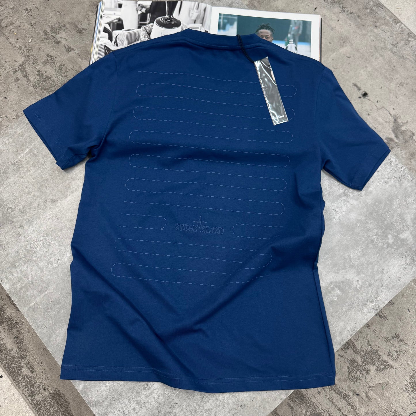 SI - CENTRE LOGO T-SHIRT - NAVY