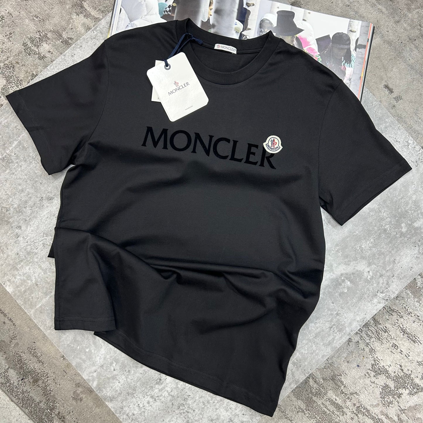 MONCLER - T-SHIRT - BLACK