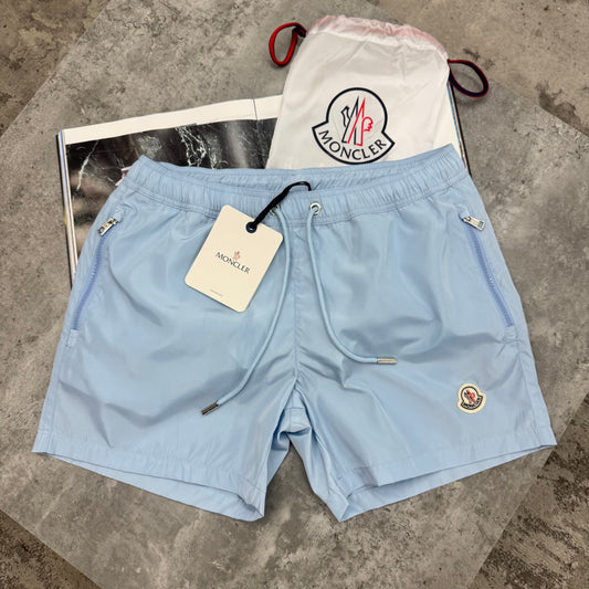 MNCLR - ZIPPED POCKET SWIMS - LIGHT BLUE