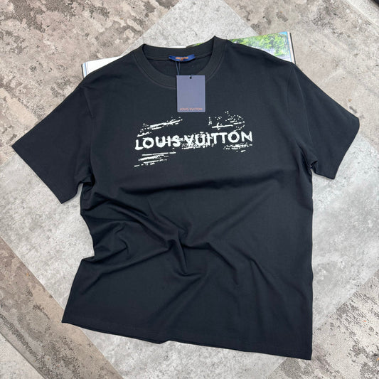 LVE - WHITE LOGO T-SHIRT - BLACK