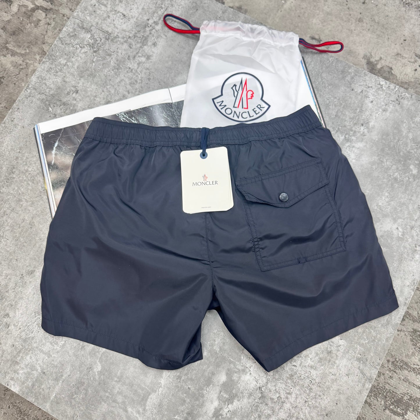 MNCLR - ZIPPED POCKET SWIMS - NAVY