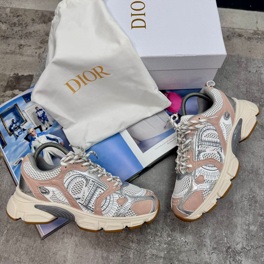 WOMENS CD CHRONO TRAINERS - SALMON