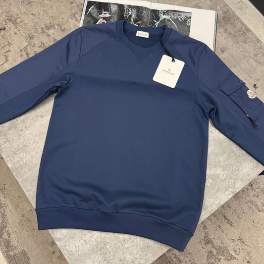 MNCLR - ARM POCKET JUMPER - NAVY