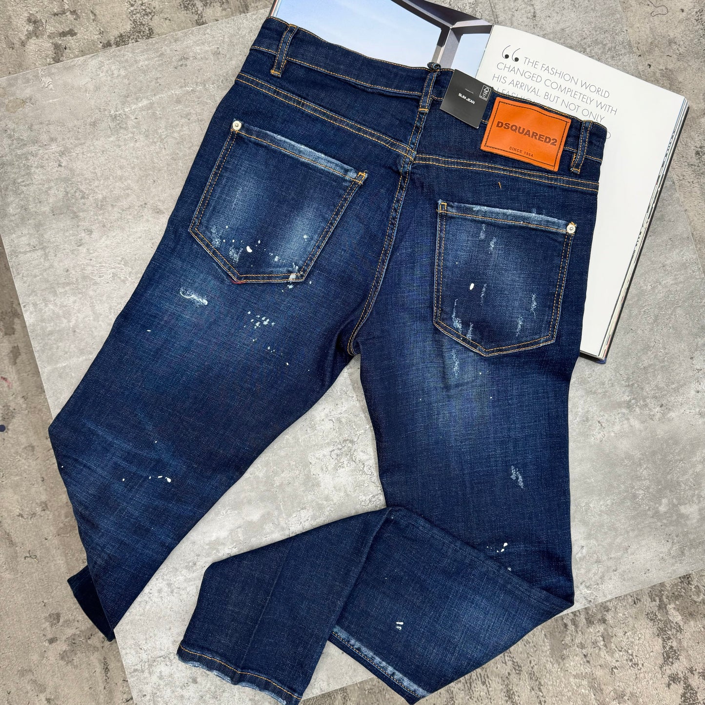 DSQUARED - JEANS - NAVY