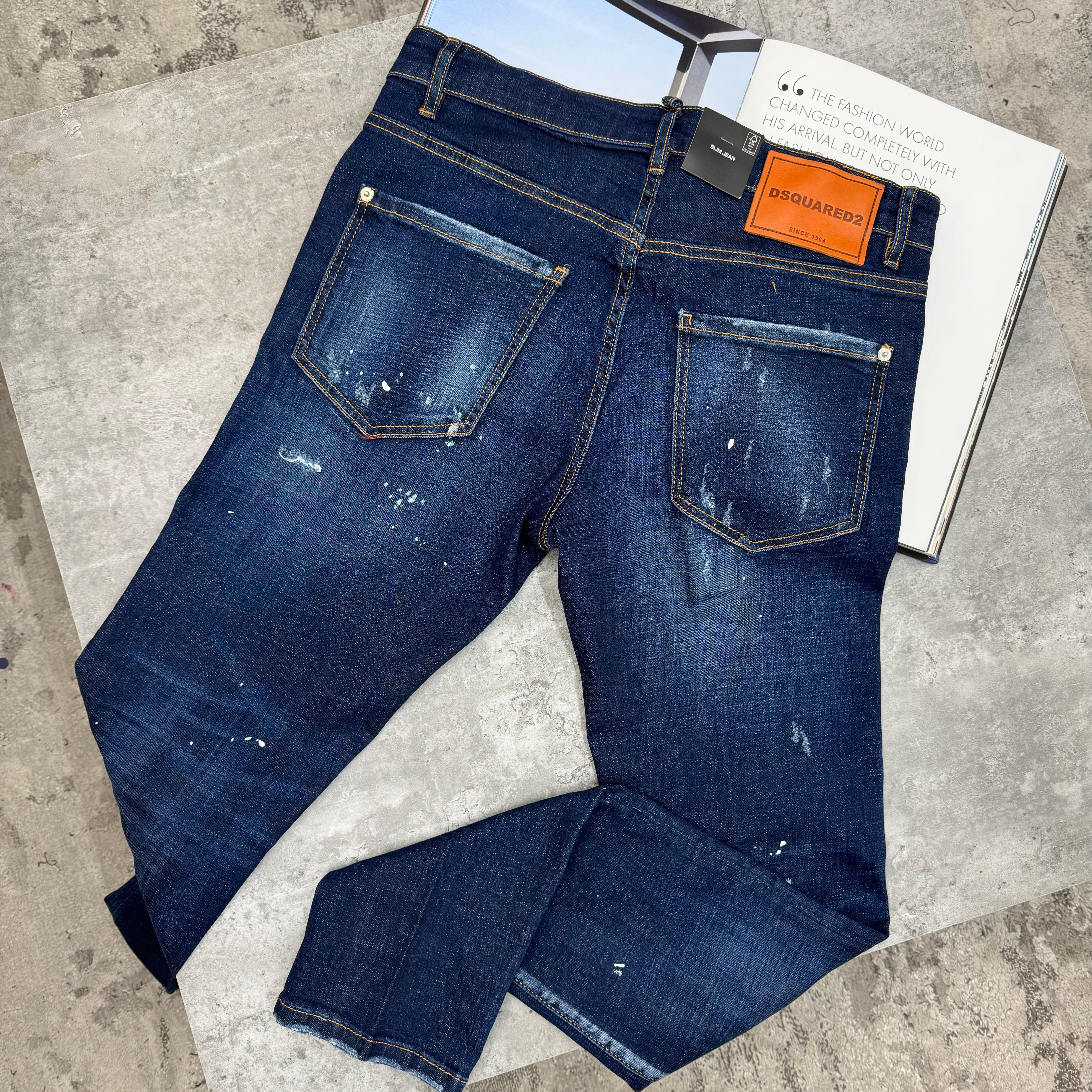 DSQUARED - JEANS - NAVY