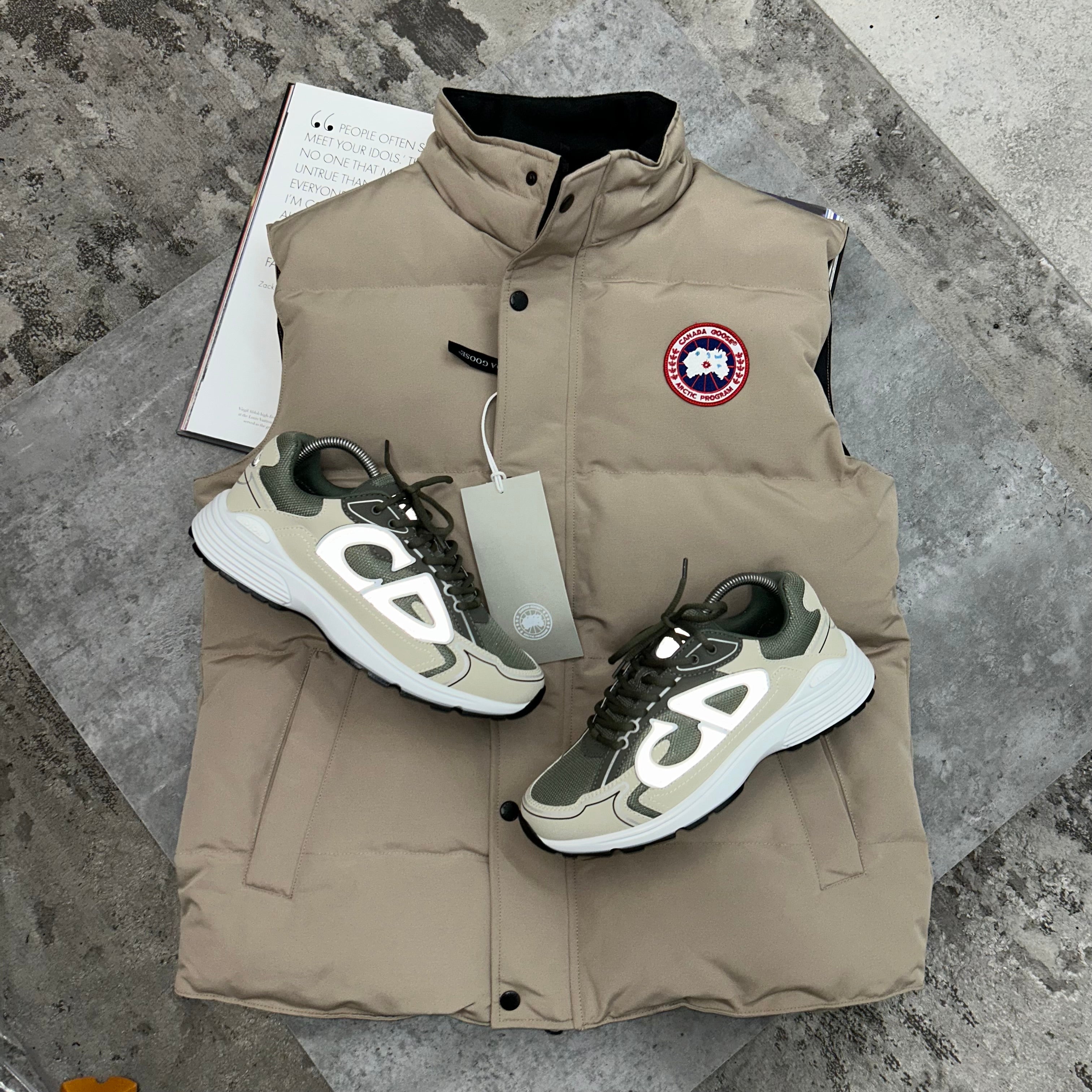 DIOR B30 - TRAINER - OLIVE