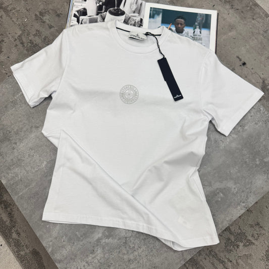 SI - CENTRE LOGO T-SHIRT - WHITE