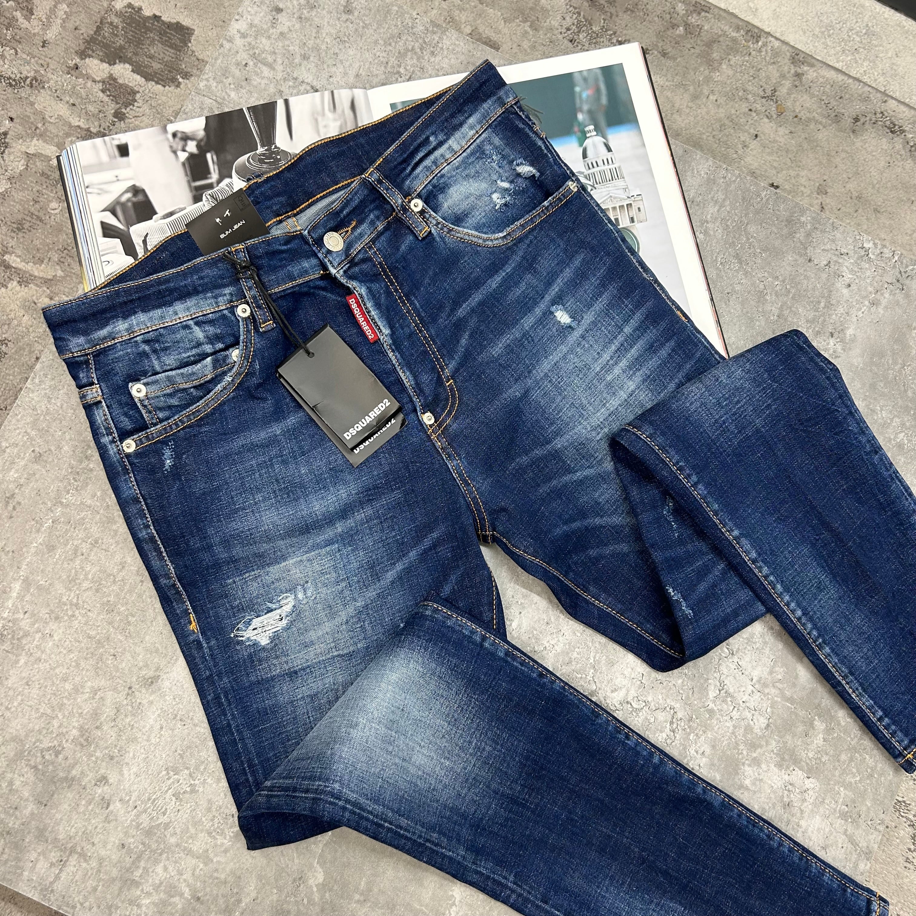 D2- JEANS - NAVY