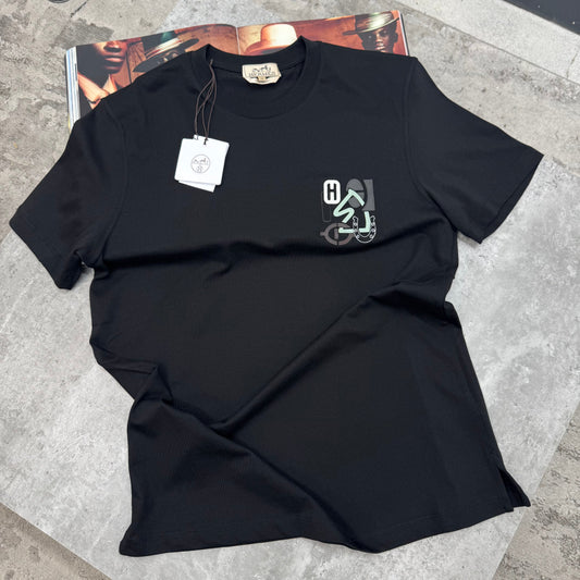 HMES - T-SHIRT - BLACK