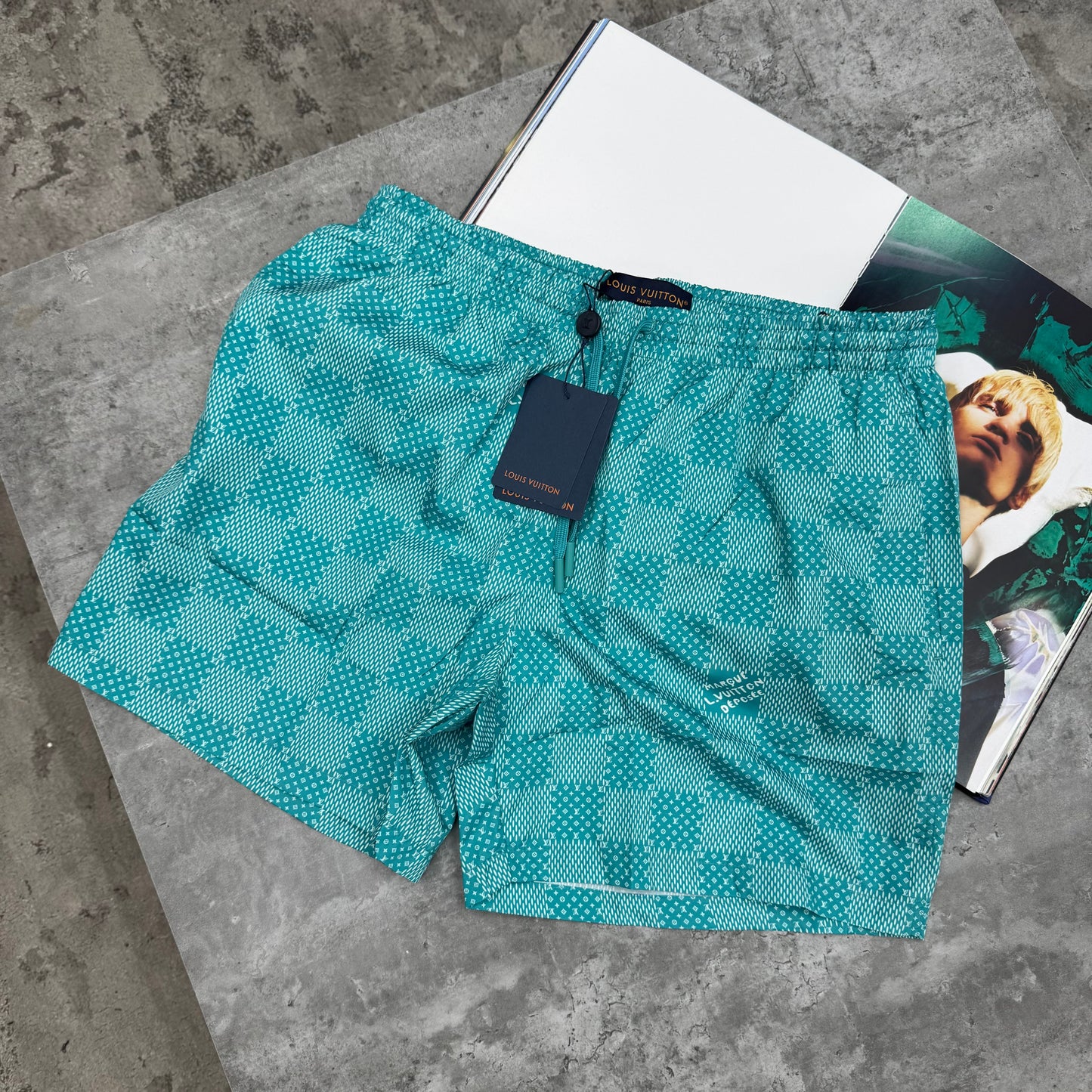 LVE - DAMIER SWIMS - GREEN