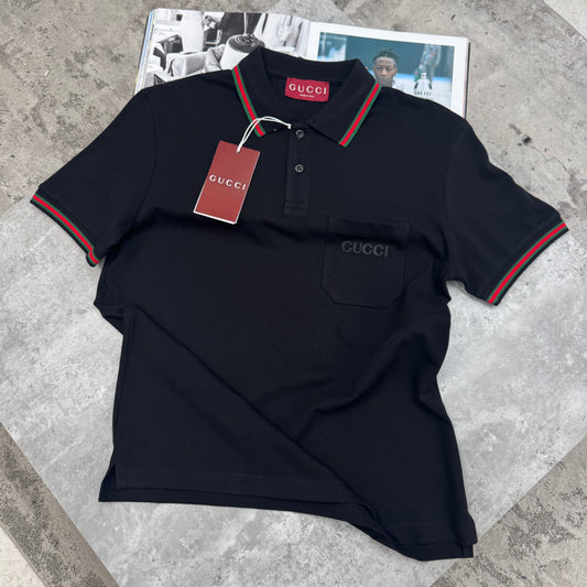 GCI - POCKET LOGO POLO - BLACK