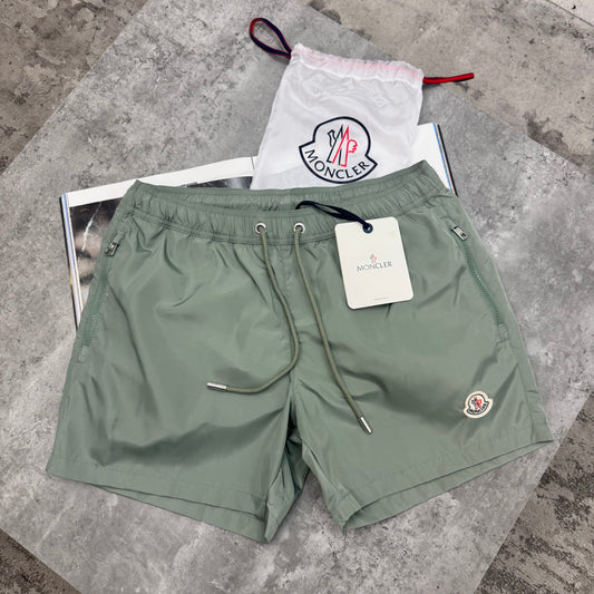MNCLR - ZIPPED POCKET SWIMS - GREEN