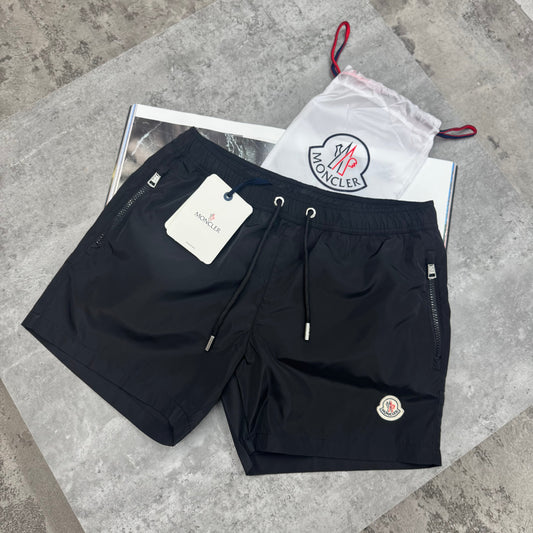 MNCLR - ZIPPED POCKET SWIMS - BLACK