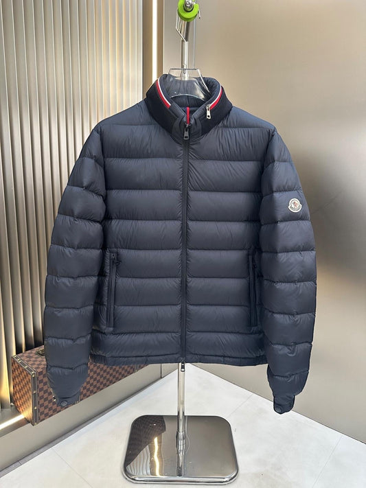 (PRE-ORDER) MNCLR - CONCEALED HOOD COAT - NAVY