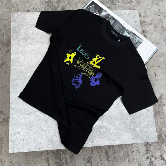 LVE - SPRAY LOGO T-SHIRT - BLACK