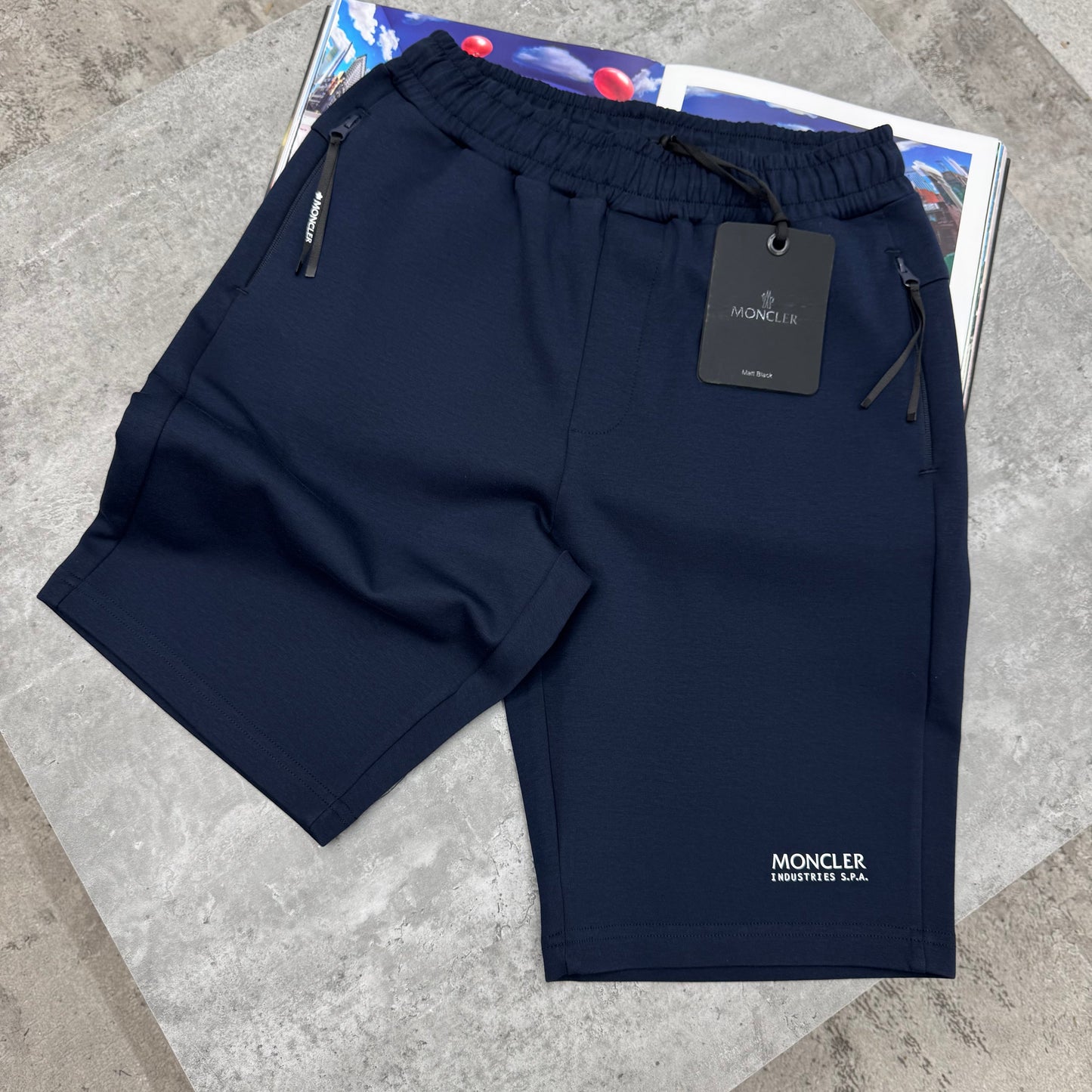 MNCLR - INDUSTRIES COTTON SHORTS - NAVY