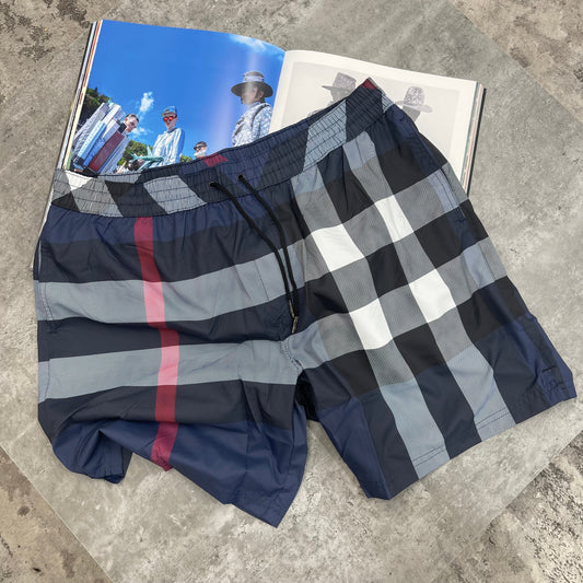 BURBERRY CLASSIC NAVY PRINT SWIMS
