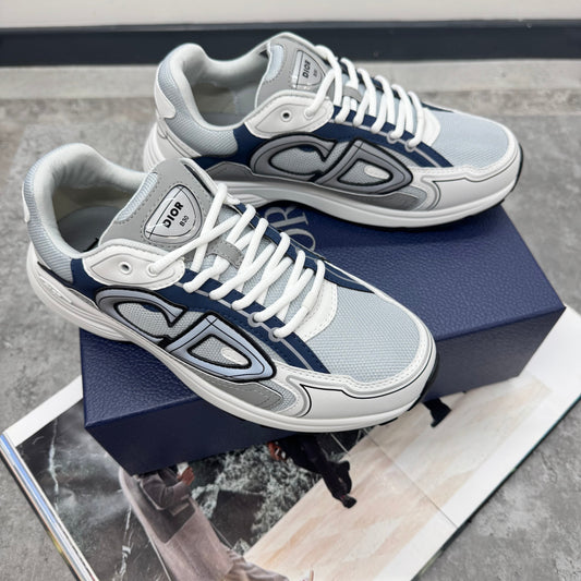 B30 - TRAINERS - WHITE/GREY